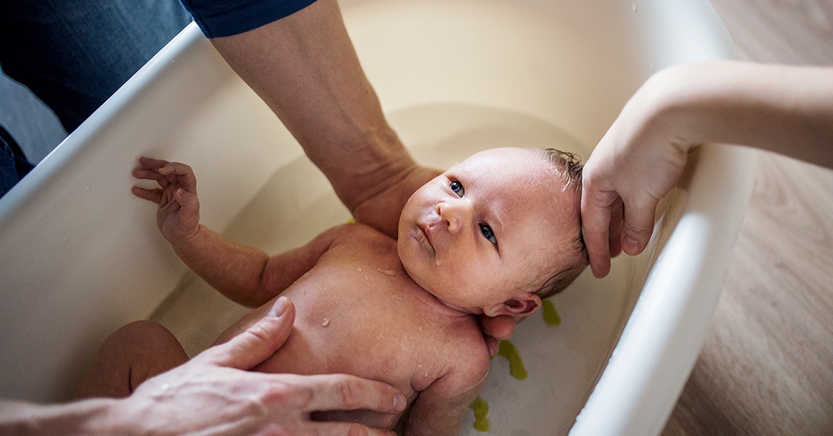 Produits bio pour le bain de bébé @