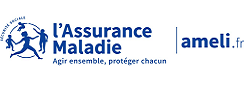 Logo de l'assurance maladie et du site ameli.fr