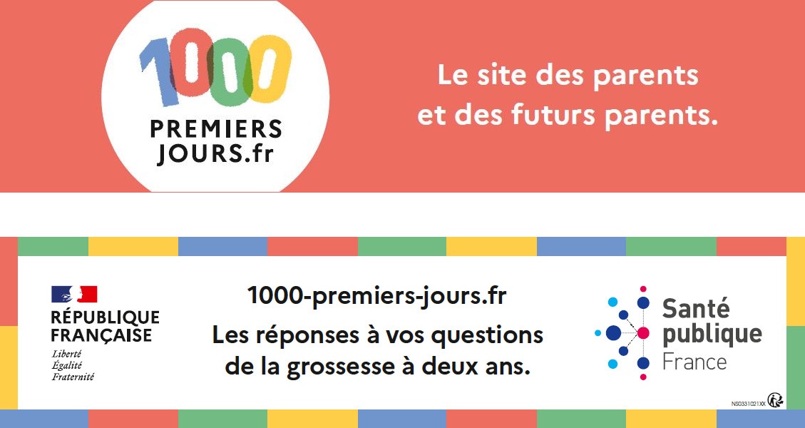 marque page de promotion du site 1000 premiers jours