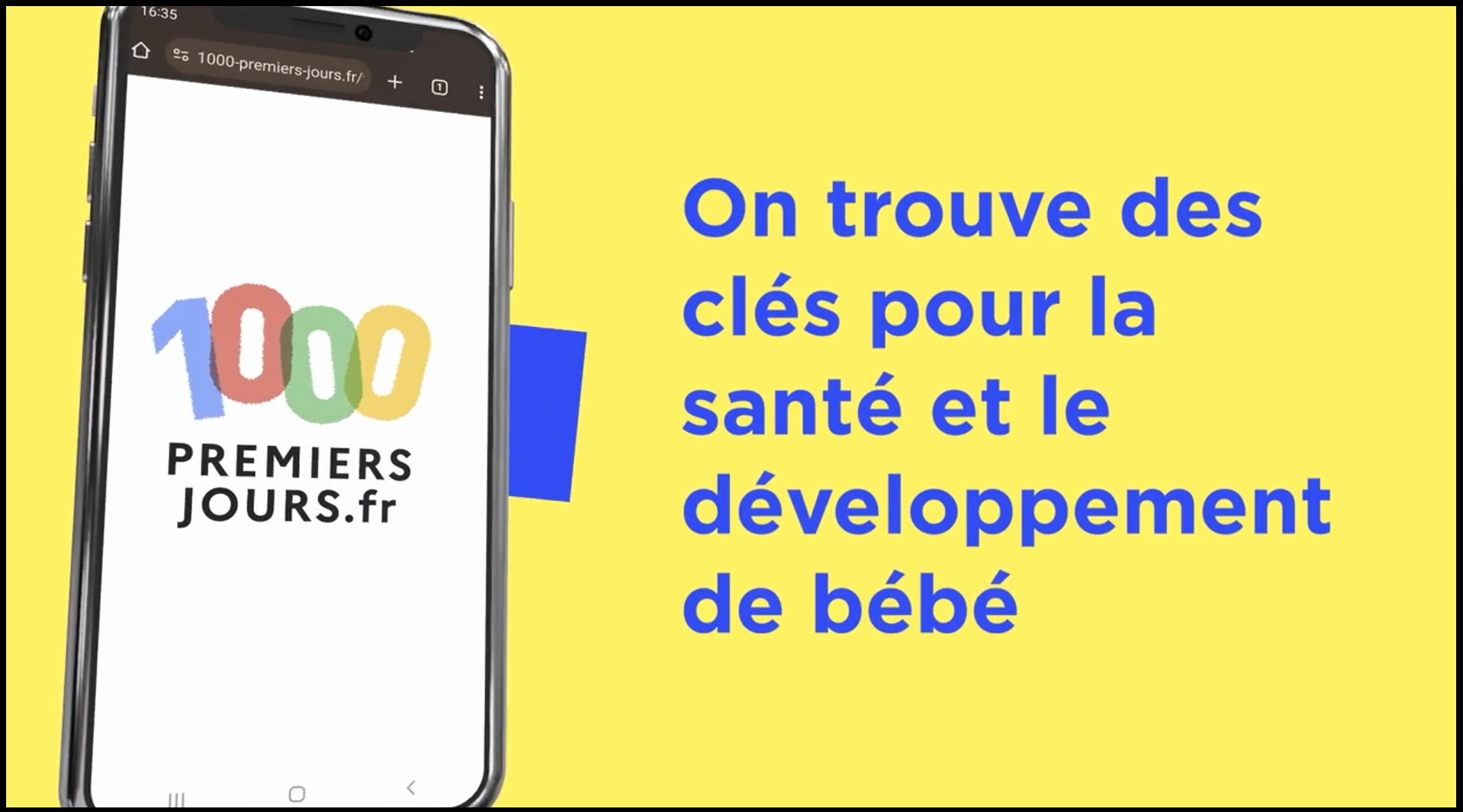 Vidéo de promotion du site 1000 premiers jours