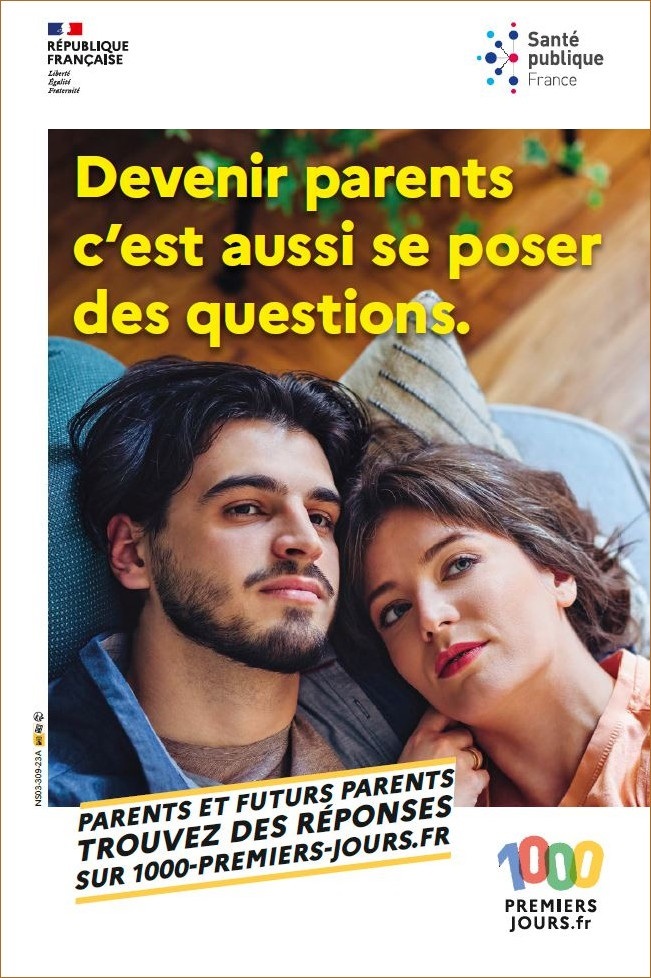 Affiche de promotion du site 1000 premiers jours